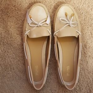 MK patent leather loafers